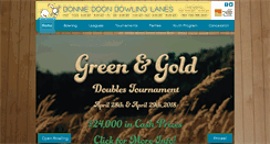 Desktop Screenshot of bonniedoonbowling.com